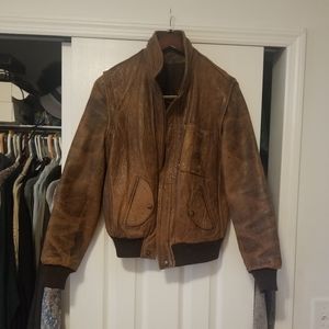 Vintage real leather jacket
